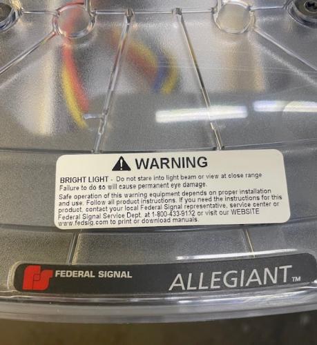 Whelen Justice or Federal Signal Used Lightbars