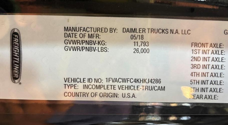 FREIGHTLINER BUSINESS CLASS M2 106