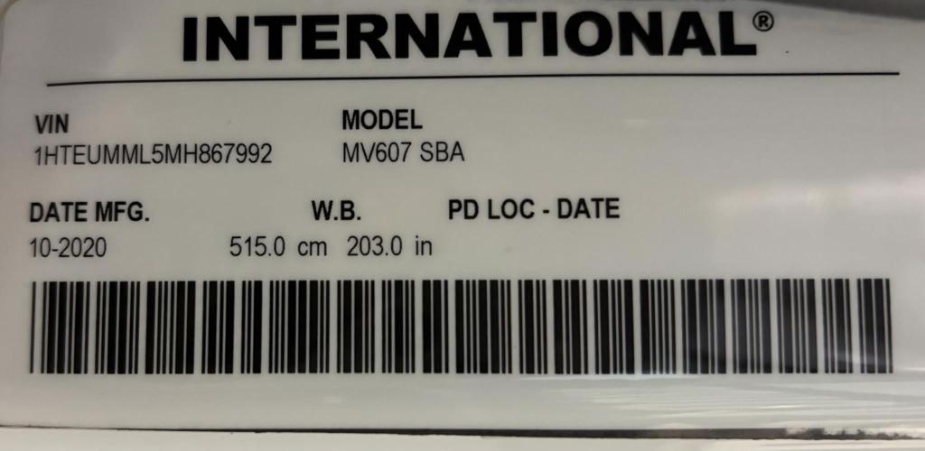 INTERNATIONAL MV