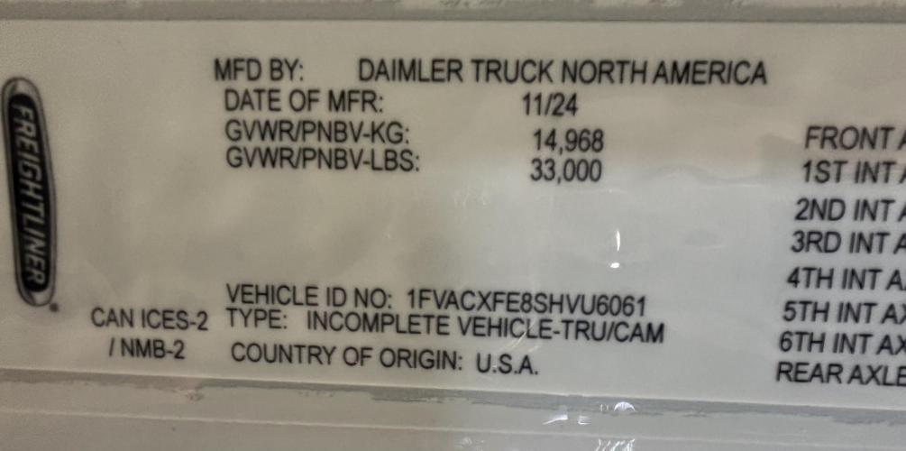 FREIGHTLINER BUSINESS CLASS M2 106 PLUS