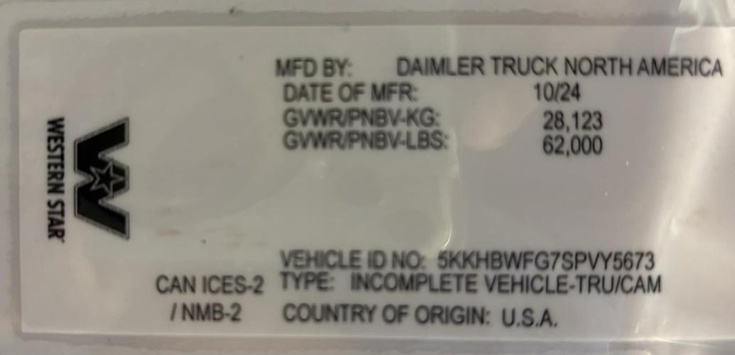 WESTERN STAR 49X