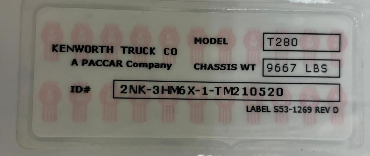 KENWORTH T280