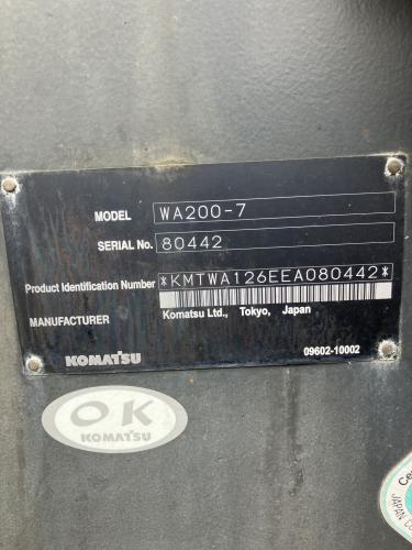 Komatsu WA200-7
