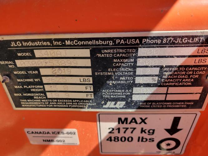 JLG 340AJ