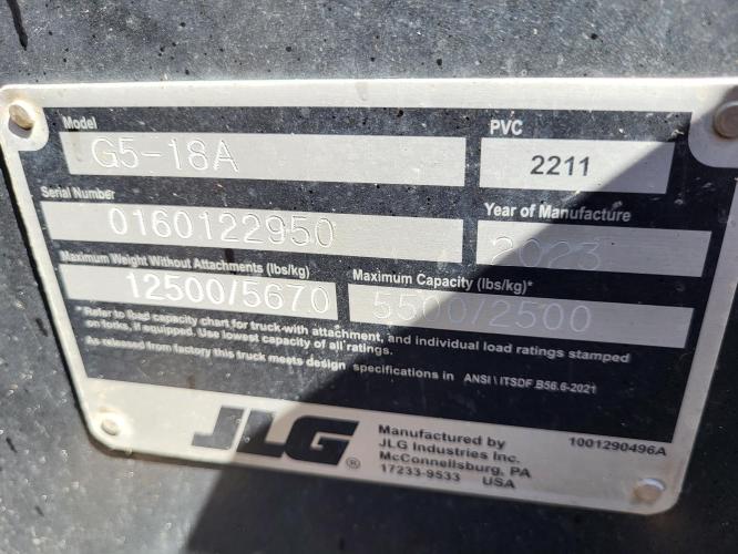 JLG G5-18A