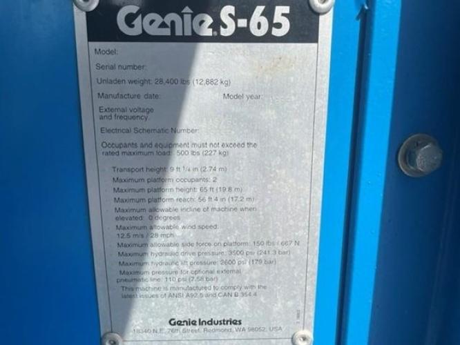 Genie Used S-65
