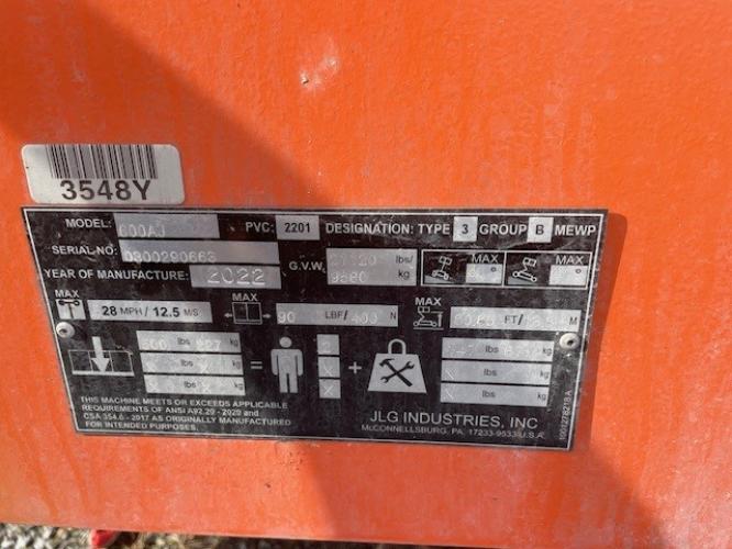 JLG Used 600AJ