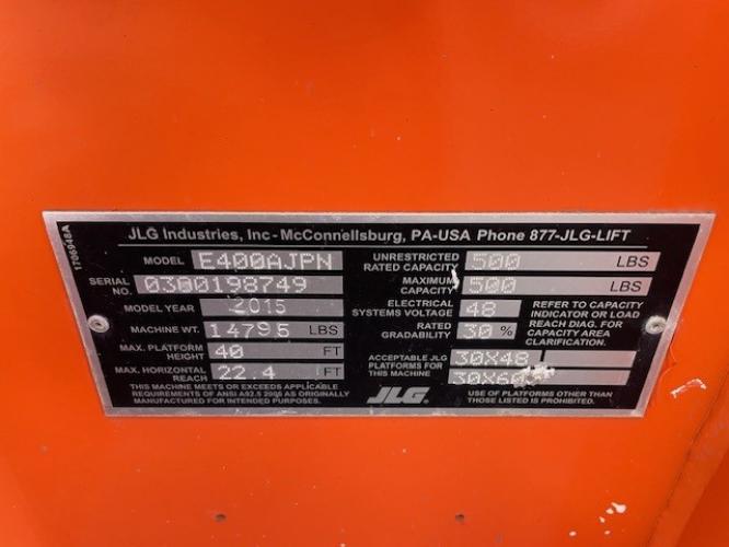JLG Used E400AJPN