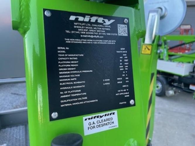 Niftylift New TM34TG
