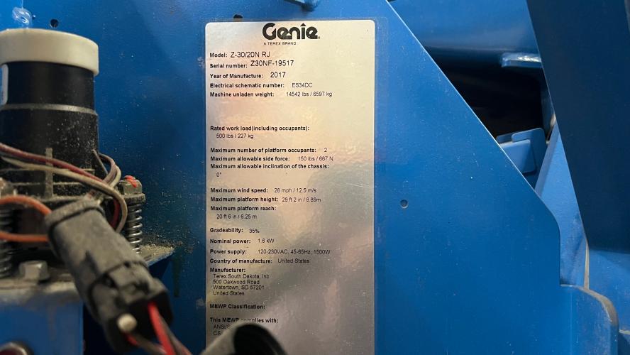Genie Used Z30/20N RJ