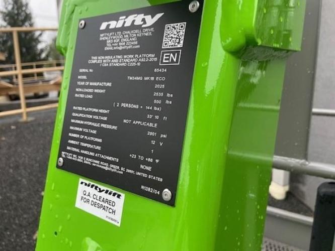 Niftylift New TM34MG