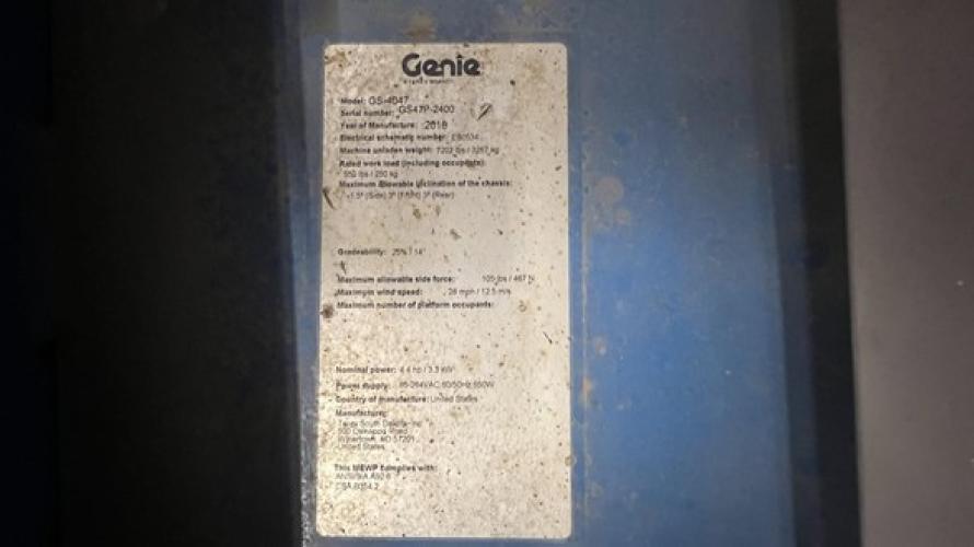 Genie Used GS-4047