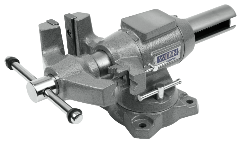 Wilton Multi-Purpose Bench Vise, 4-1/2" Jaw Width", 360° Rotating Head & Base