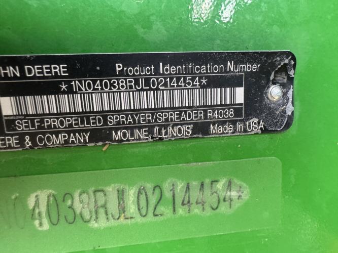 John Deere R4038
