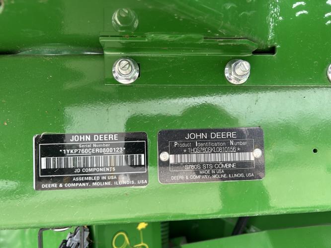 John Deere S760