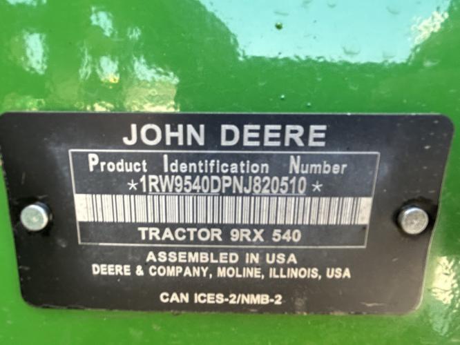 John Deere 9RX 540