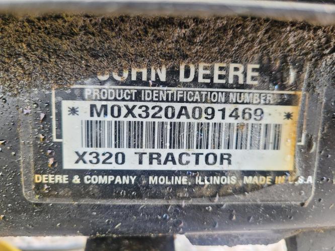 John Deere X320