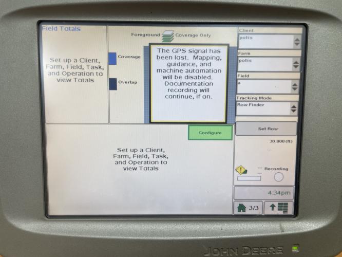 John Deere 2600 Display