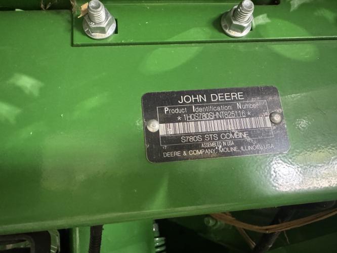 John Deere S780