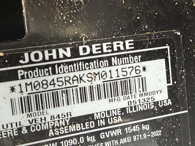 John Deere XUV 845R Premium Cab
