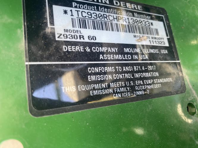 John Deere Z930R