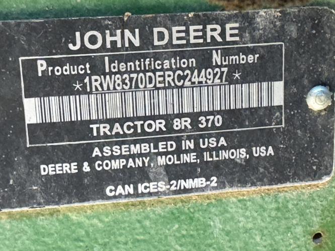 John Deere 8R 370