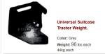 Massey Ferguson 6012 frt suitcase weight
