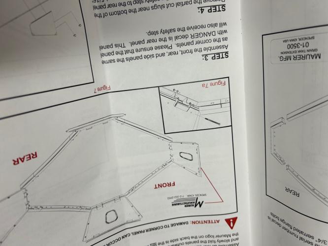 John Deere new Maurer 9E000032 grain tank Extension