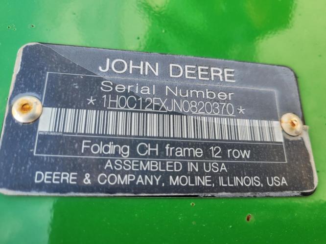 John Deere C12F StalkMaster