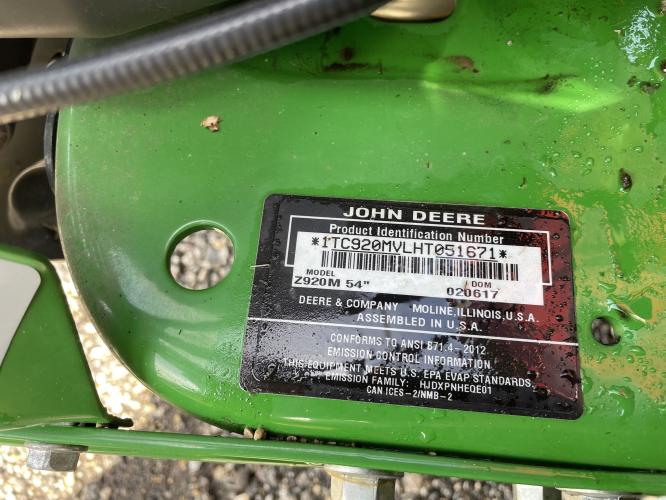 John Deere Z920M
