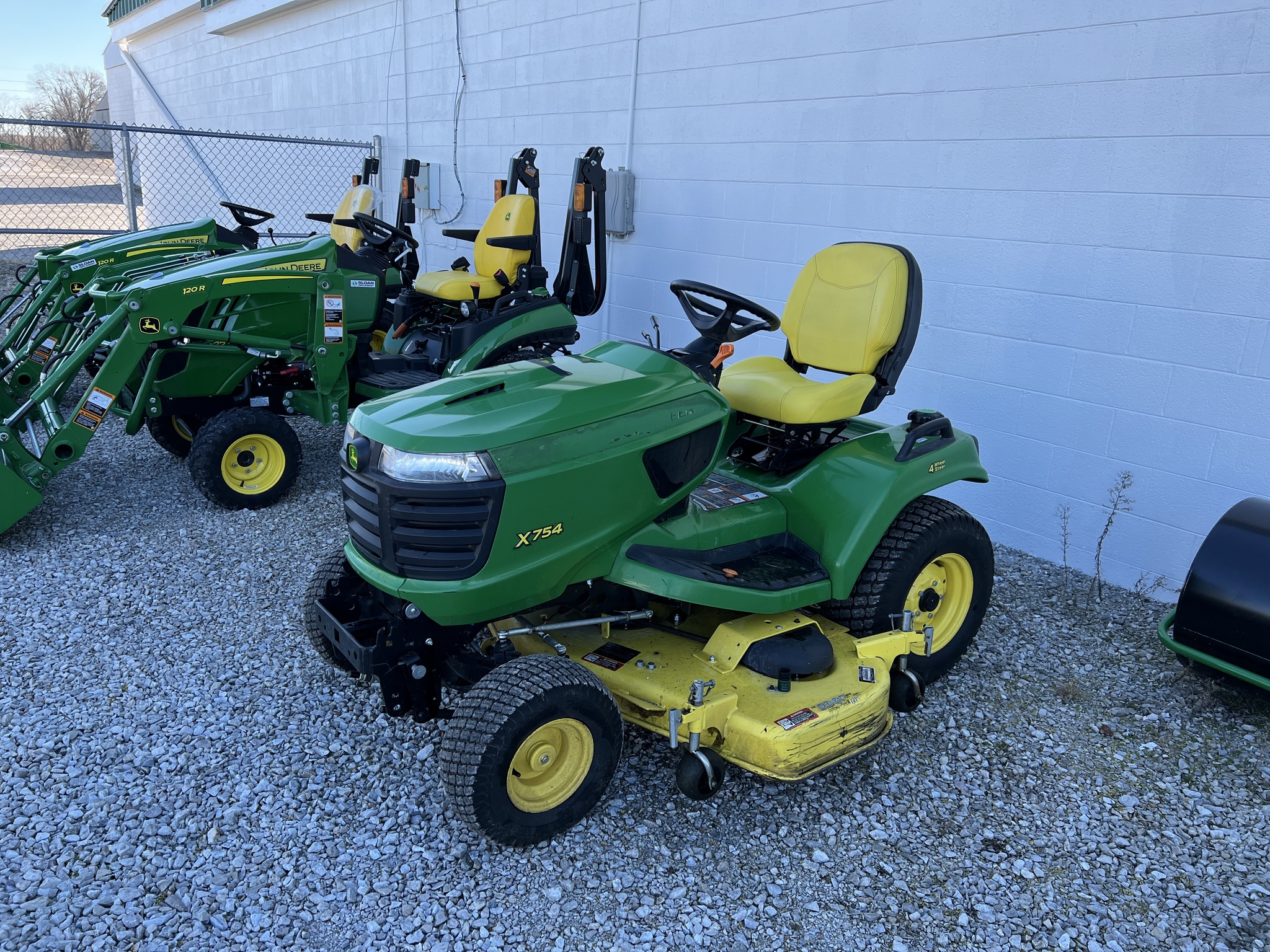 John deere 120 garden tractor hot sale