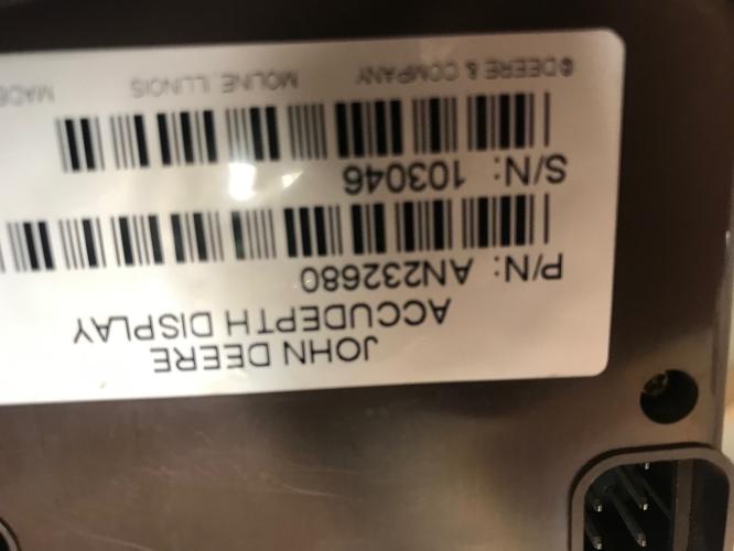 John Deere AN232680 ACCUDEPTH DISPLAY