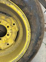 John Deere new Goodyear 11L15 8 ply Tire on  JD 6 bolt wheel