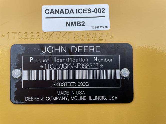 John Deere 333G