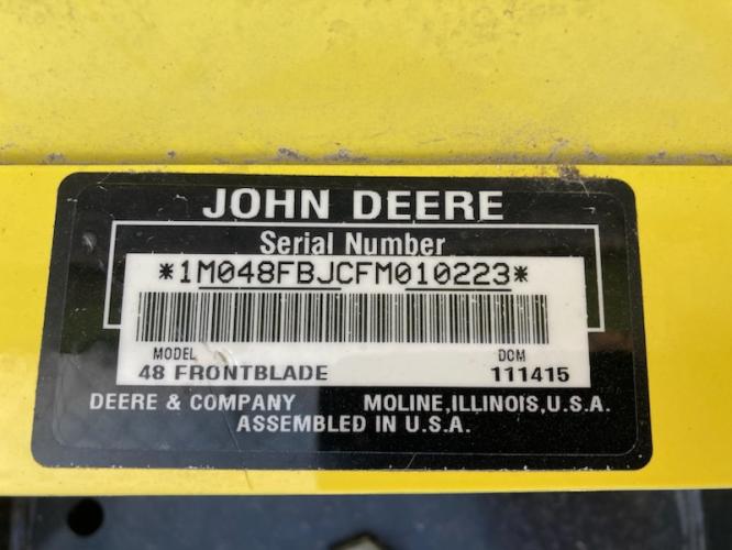 John Deere 48 Blade