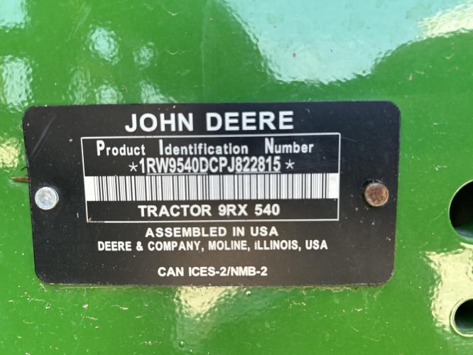 John Deere 9RX 540