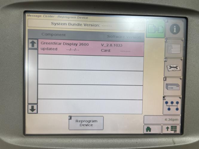 John Deere 2600 Display